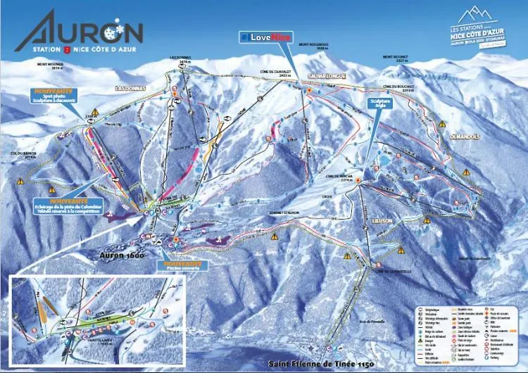 Studio Constellations D'Auron Saint-Etienne-de-Tinee France